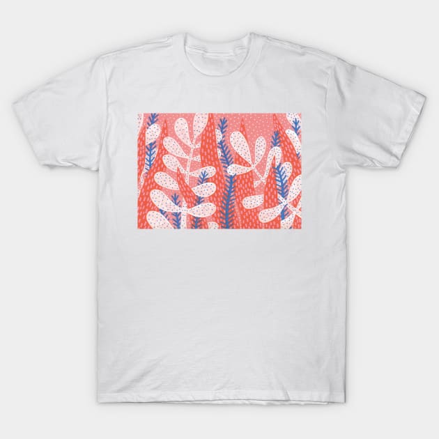 Pinky postcard T-Shirt by oshupatterns